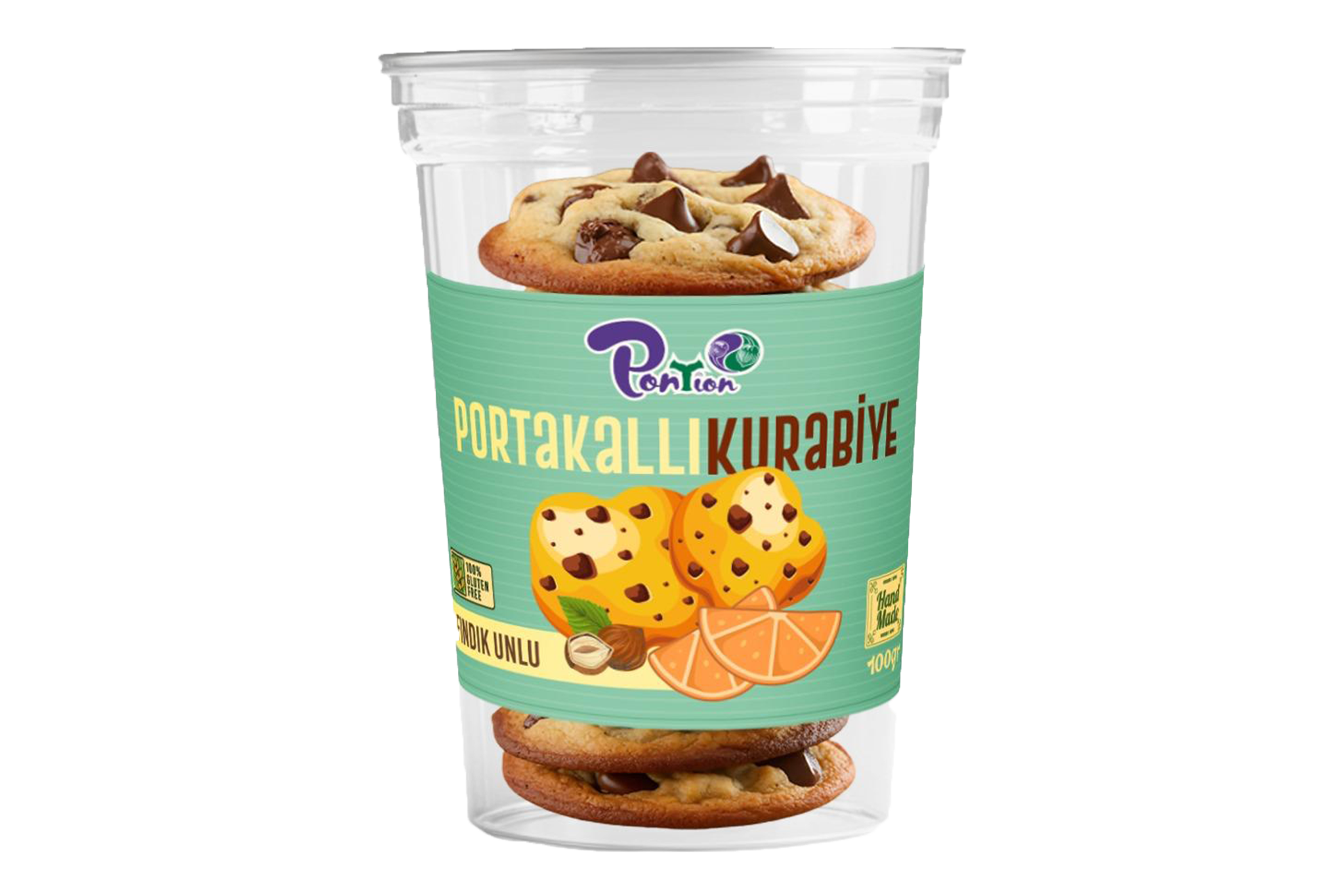 Glütensiz Portakallı Kurabiye 170gr